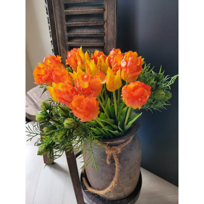 Papegaai tulp Orange 40cm